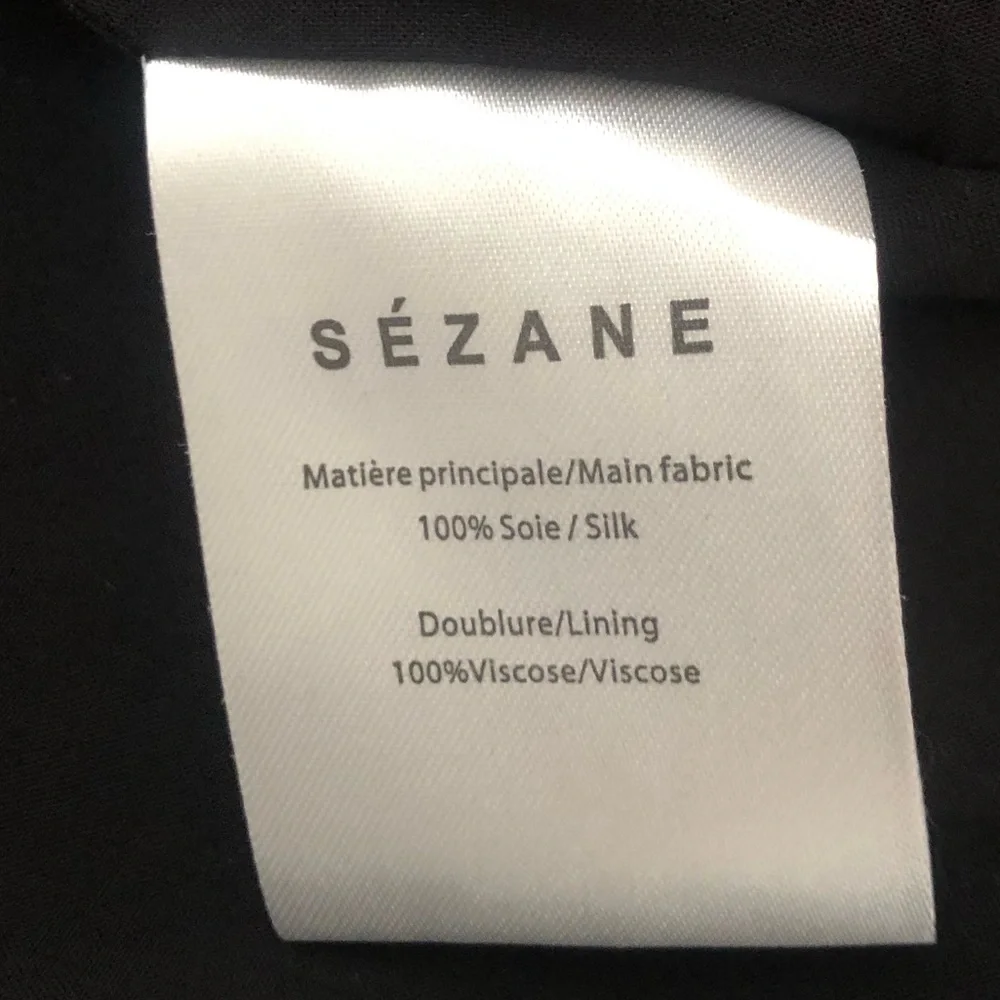 Sézane Anny Silk Wrap Dress - Picture 7 of 8
